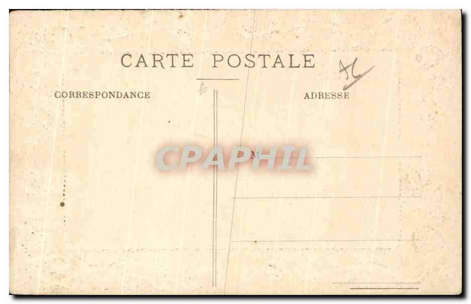 CPA Le Treport Hotel de Ville — Rückseite
