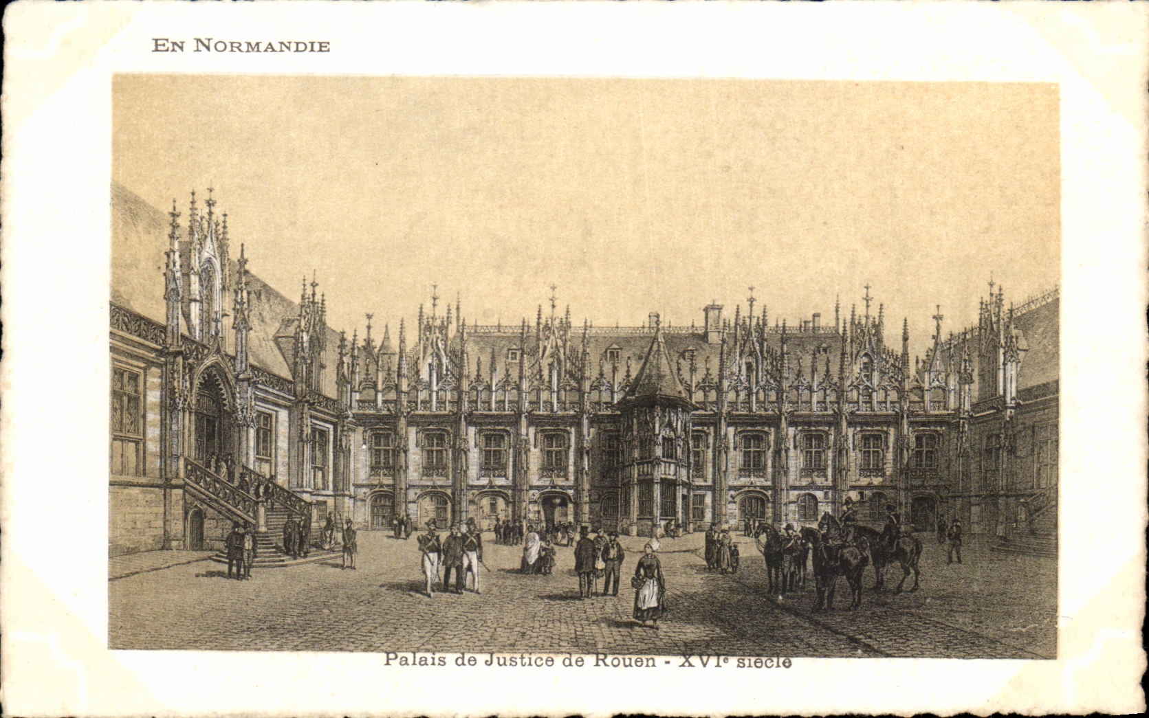 CPA En Normandie Rouen Palais de Justice de Rouen