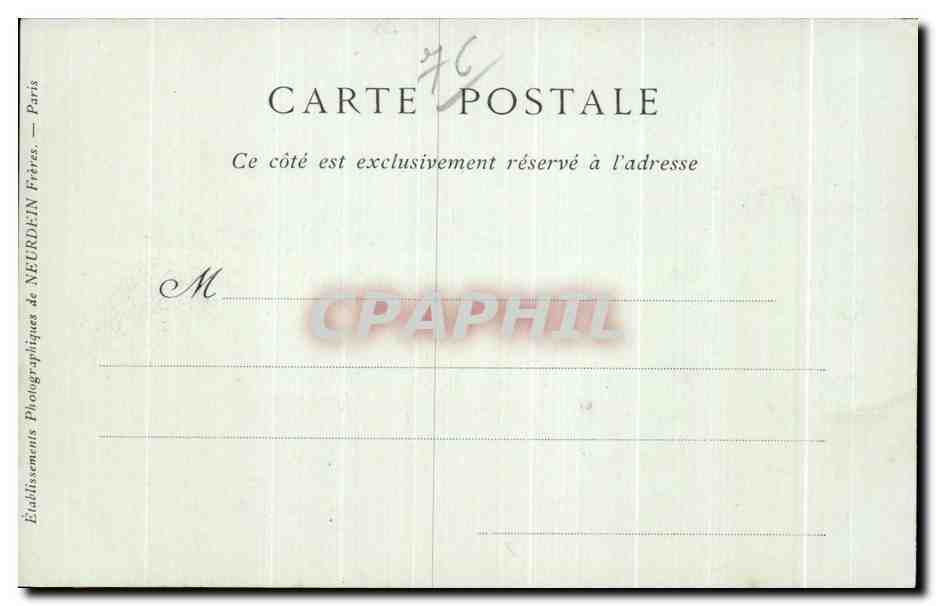 CPA Rouen Vue Generale prise de Bonsecours — Rückseite