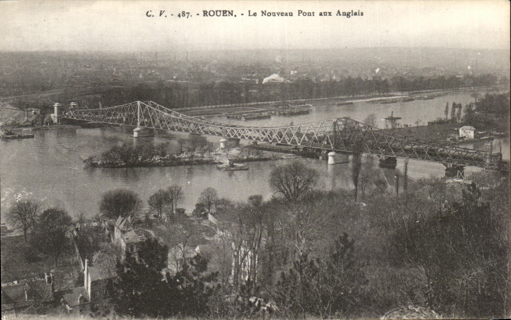 CPA Rouen Le Nouveau Pont aux Anglais