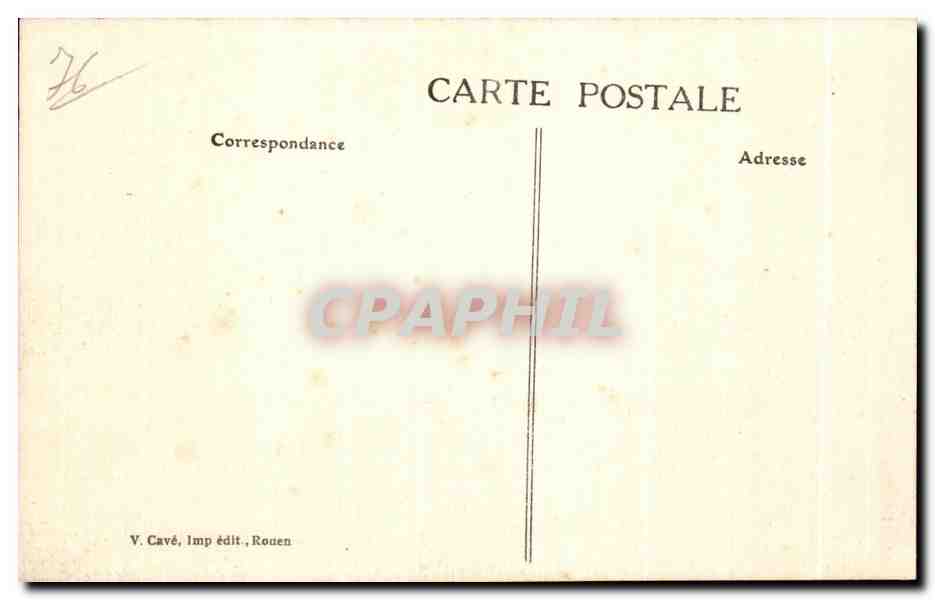 CPA Le Havre Vue Generale du Bassin du Commerce Bateaux — Rückseite