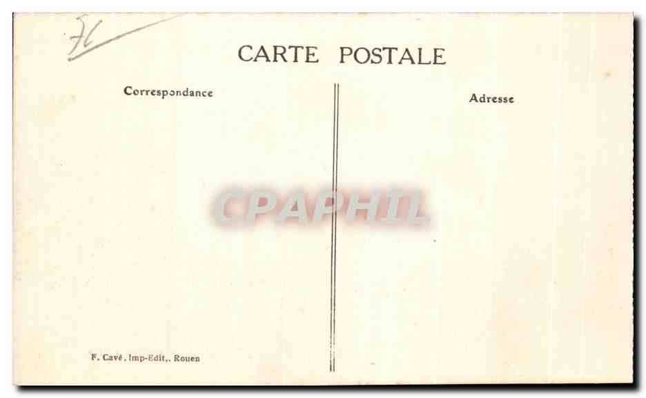 CPA Le Havre Panorama de la Place Gambetta — Rückseite