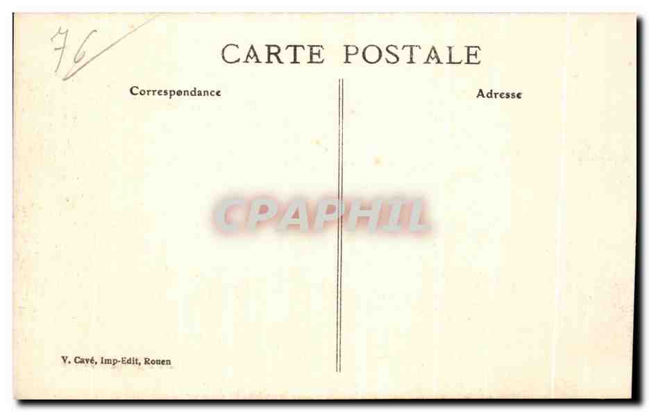 CPA Le Havre Le Palais de la Societe des Regates et le Nouvel Hotel — Rückseite