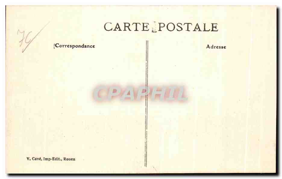 CPA Nice Havrais Le Palais des Regates — Rückseite