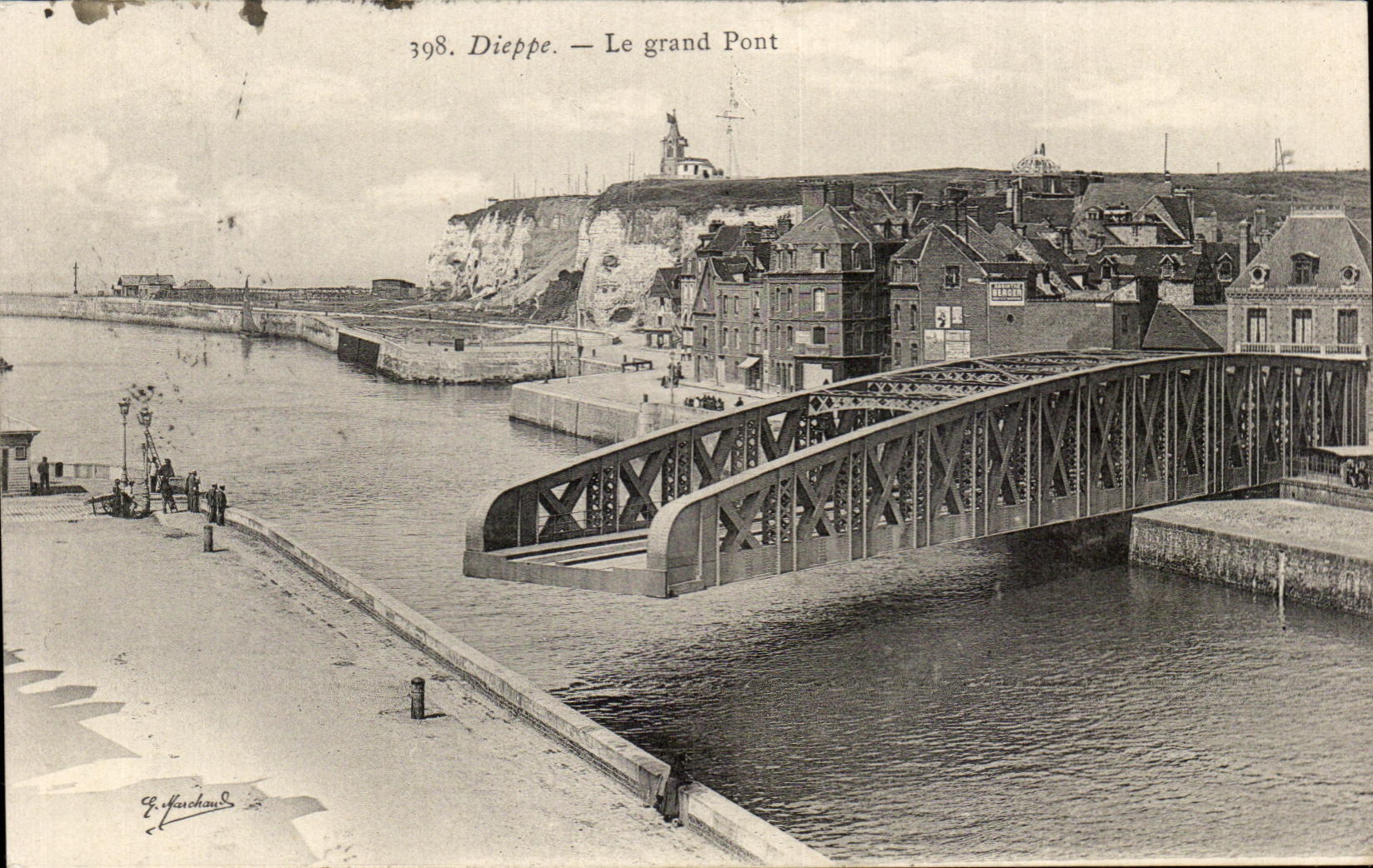 CPA Dieppe La grand Pont