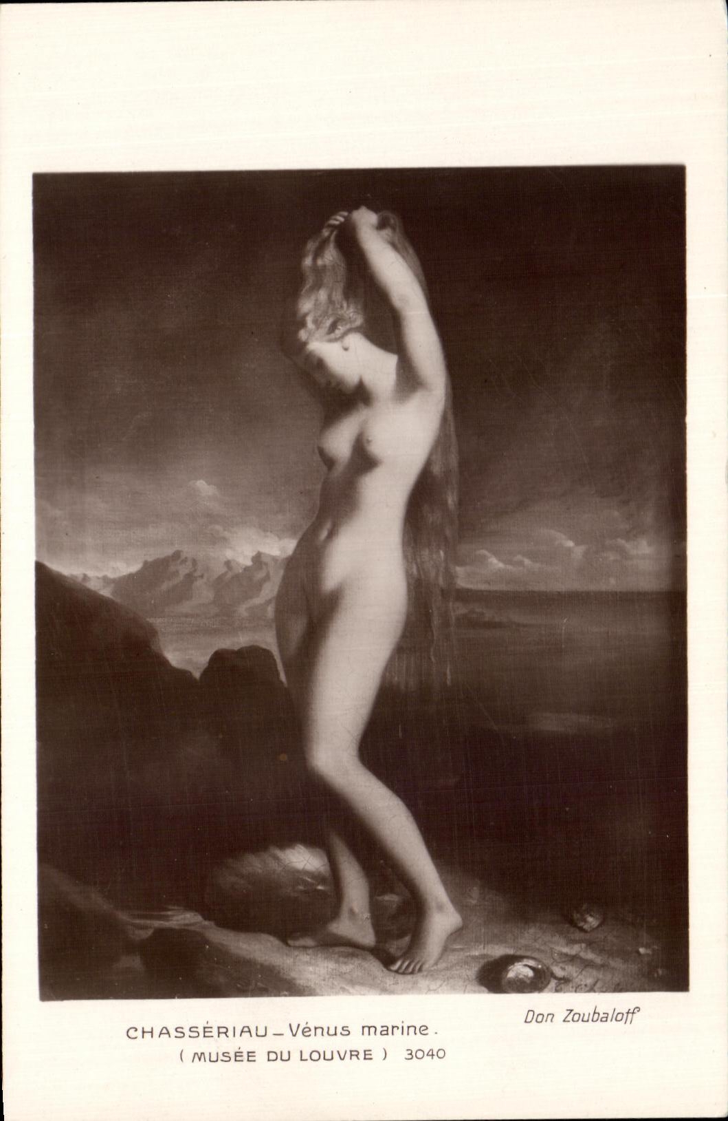 Vénus marine — Chassériau — Musée du Louvre — Don Zoubaloff — n° 3040