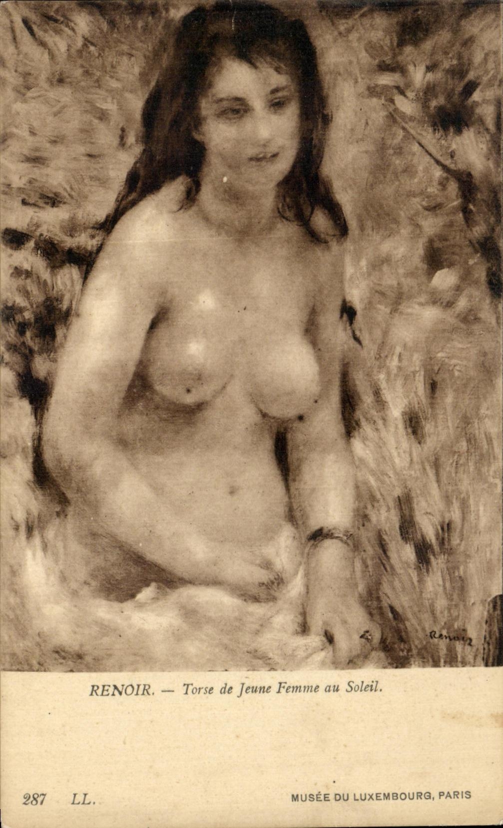 Torse de Jeune Femme au Soleil — Renoir — Musée du Luxembourg, Paris — n° 287 LL