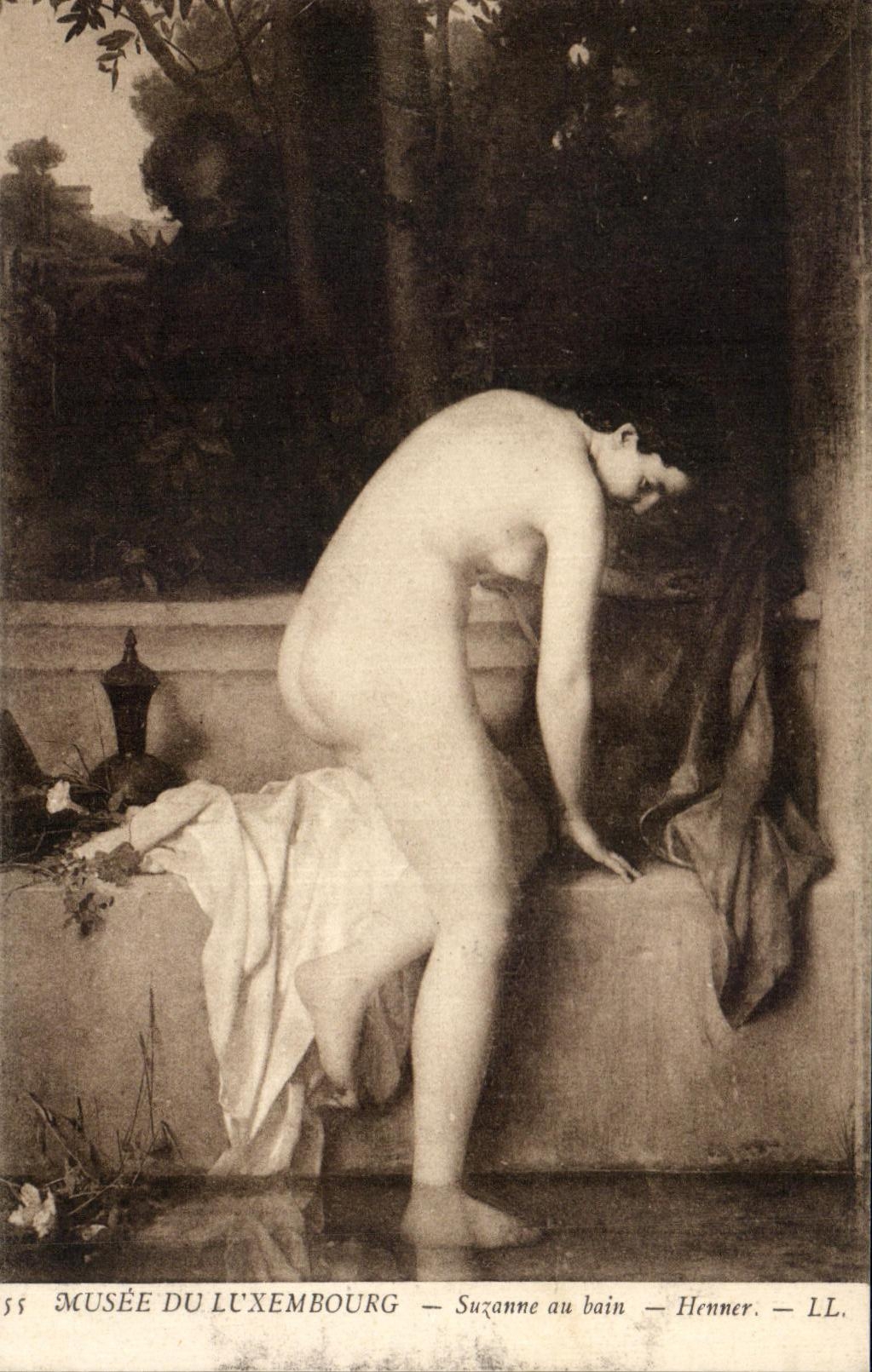 Musée du Luxembourg — Suzanne au bain — Henner — LL. — n°55