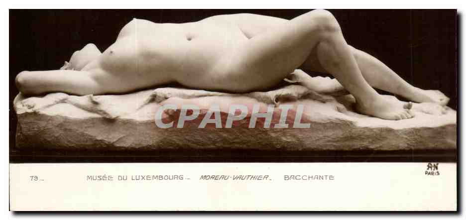 Musée du Luxembourg — Moreau-Vauthier, Bacchante — AN Paris