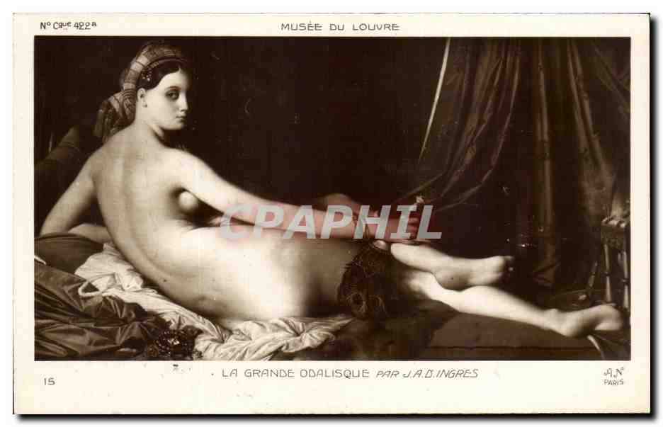 La Grande Odalisque — Musée du Louvre — J.A.D. Ingres — N° C9ue 422A
