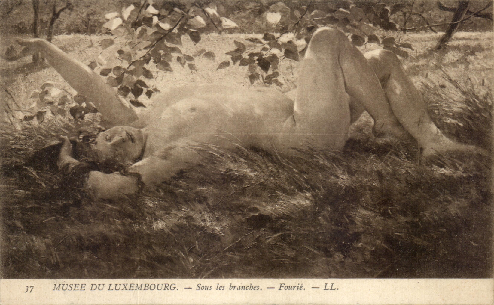 MUSEUM OF LUXEMBOURG — Under the branches — Fouriè — LL. — No. 37