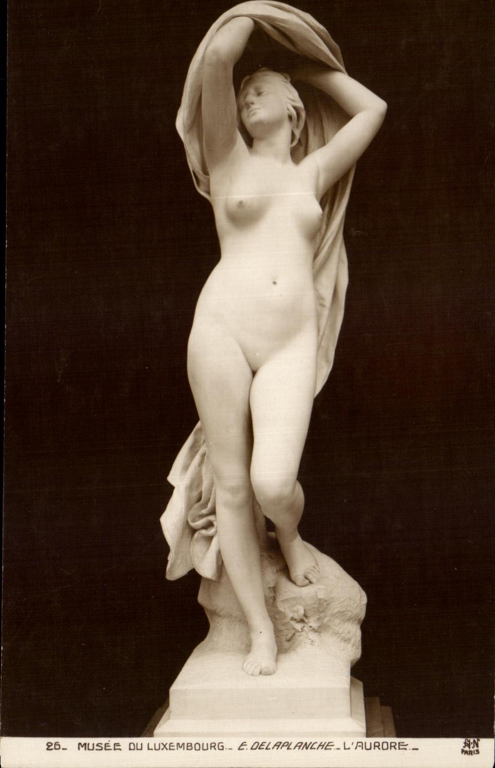 Statue de l'Aurore — Musée du Luxembourg — E. Delaplanche — n°26