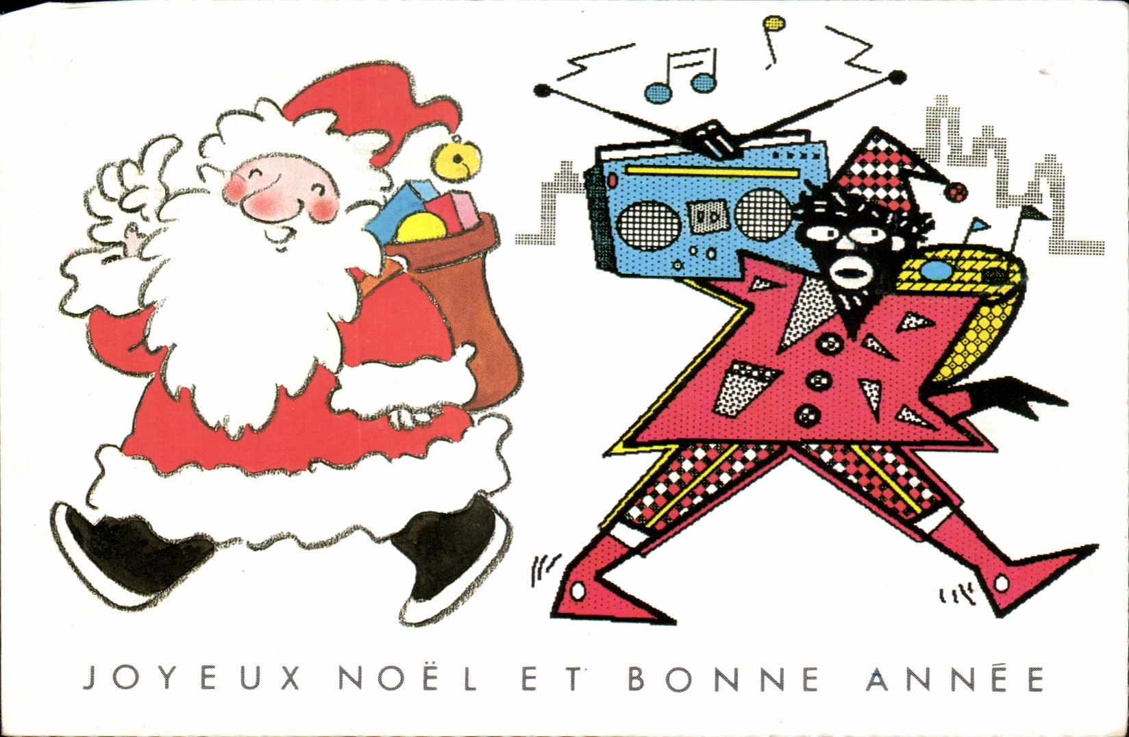 CPA Joyeux Noel Et Bonne Anne Santa Claus Christmas