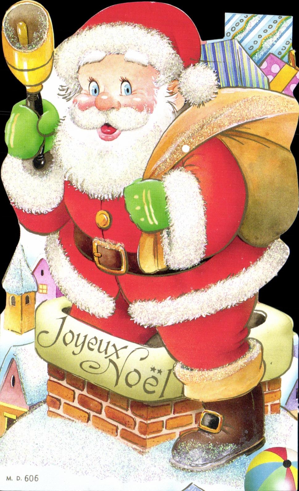 CPA Joyeux Noel Christmas Santa Claus