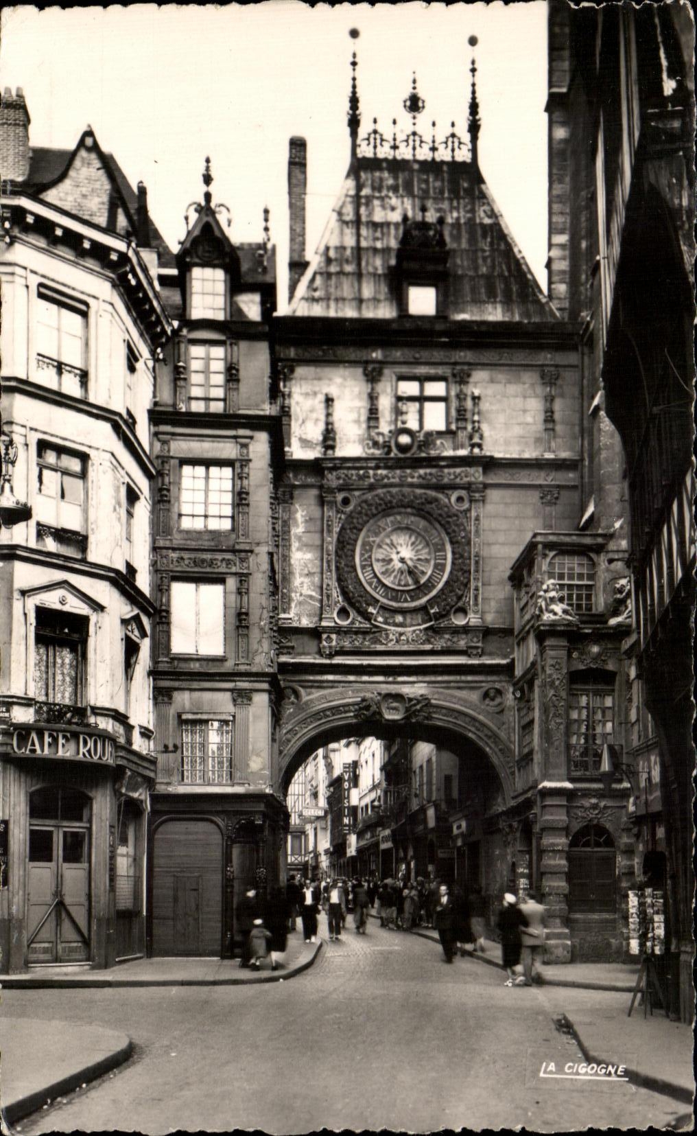 CPA Rouen Le gros Horloge