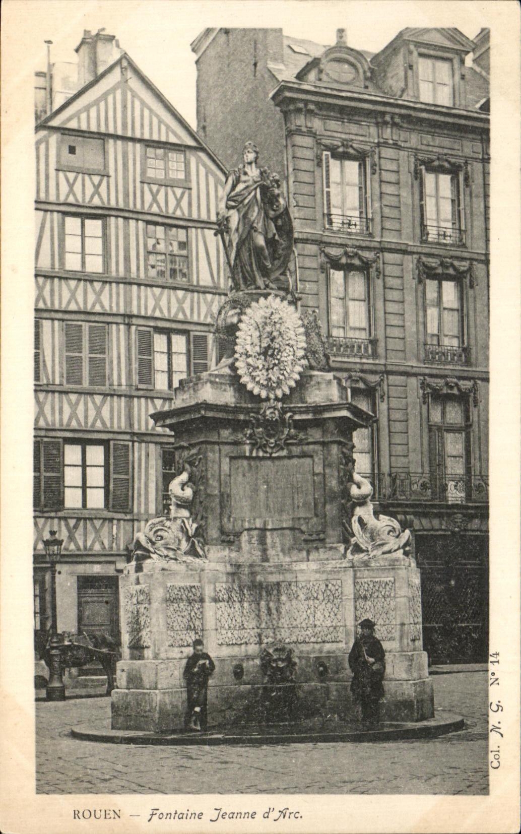 CPA Rouen Fontaine Jeanne d arc