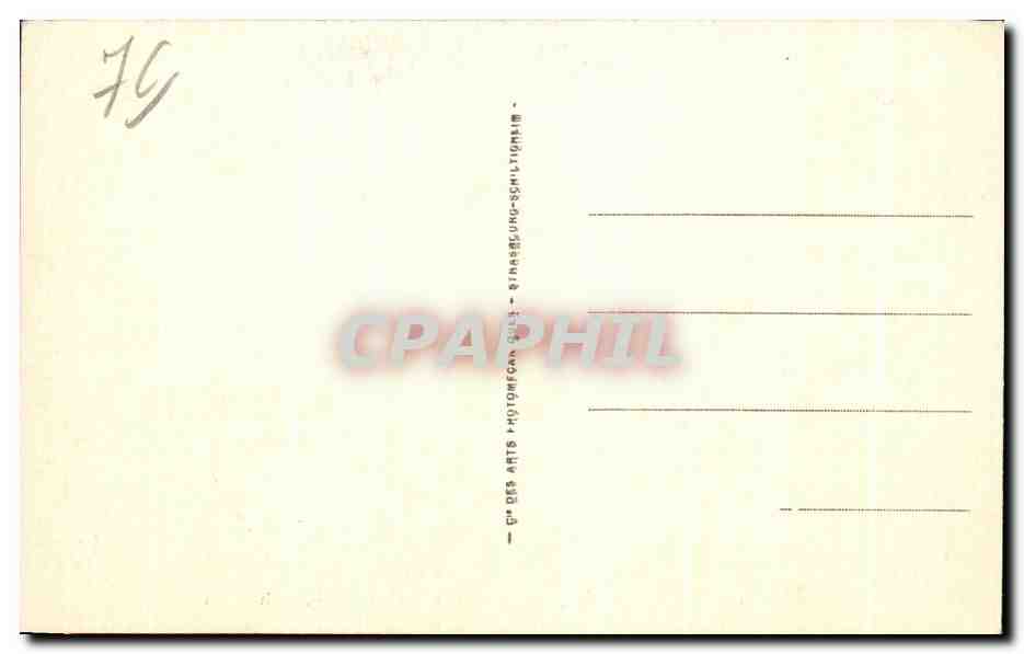 CPA Fecamp La digue et le Casino  — Rückseite
