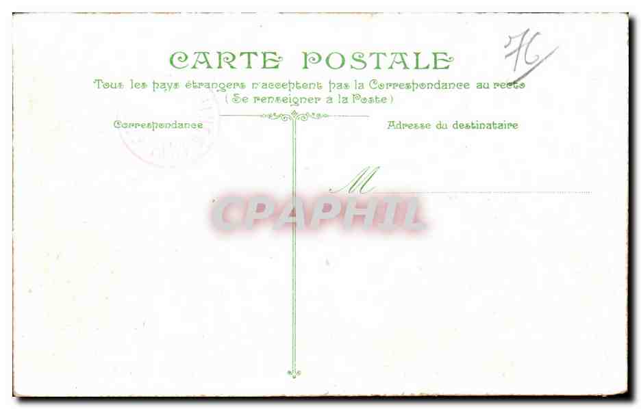 CPA Le Havre Le Bassin du Roi Bateau — Rückseite