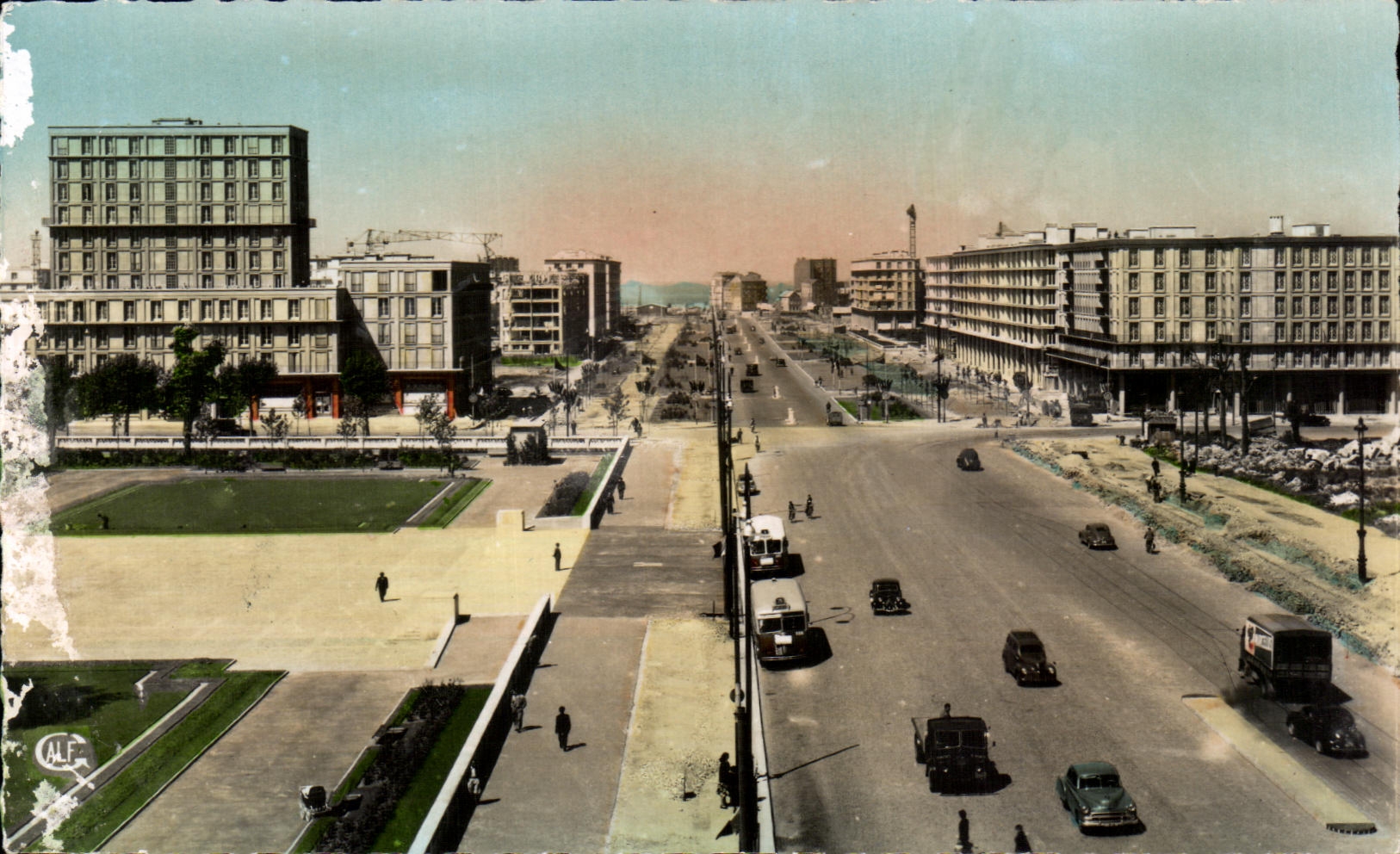 CPA Le Havre Vue Avenue Foch Nouveaux lmmeubles