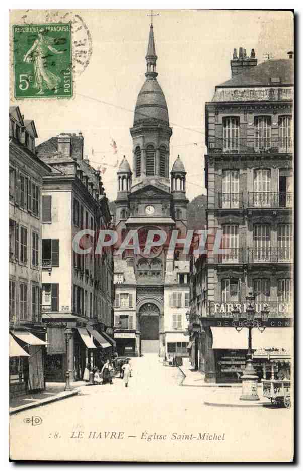 CPA Le Havre Eglise Saint Michel