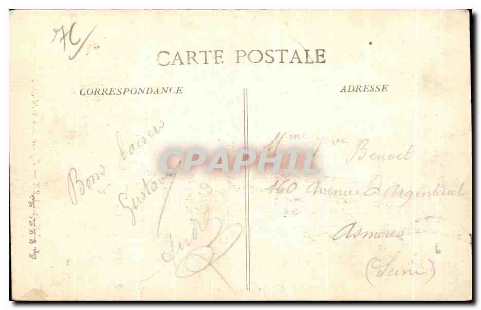 CPA Le Havre Eglise Saint Michel — Rückseite