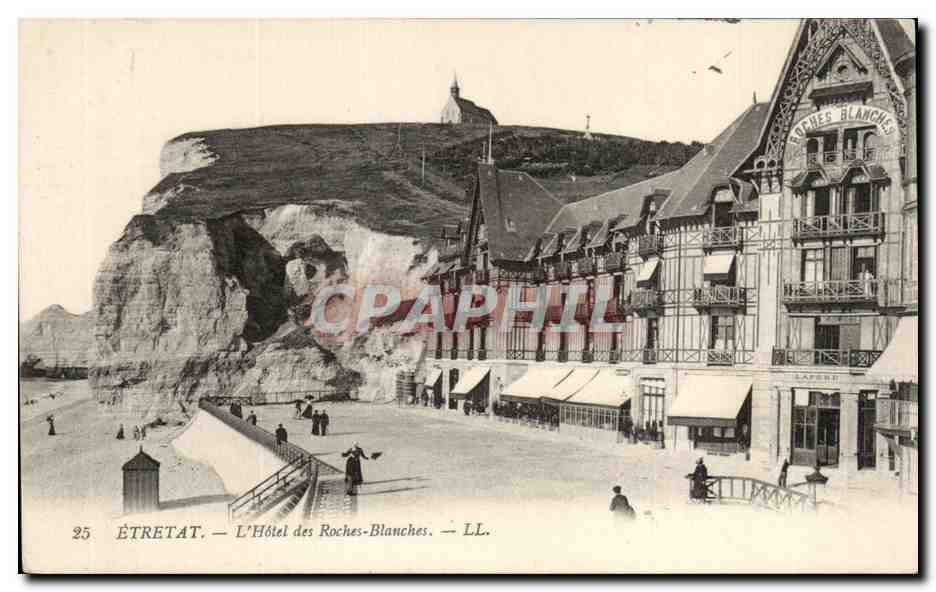 CPA Etretat L Hotel des Roches Blanches