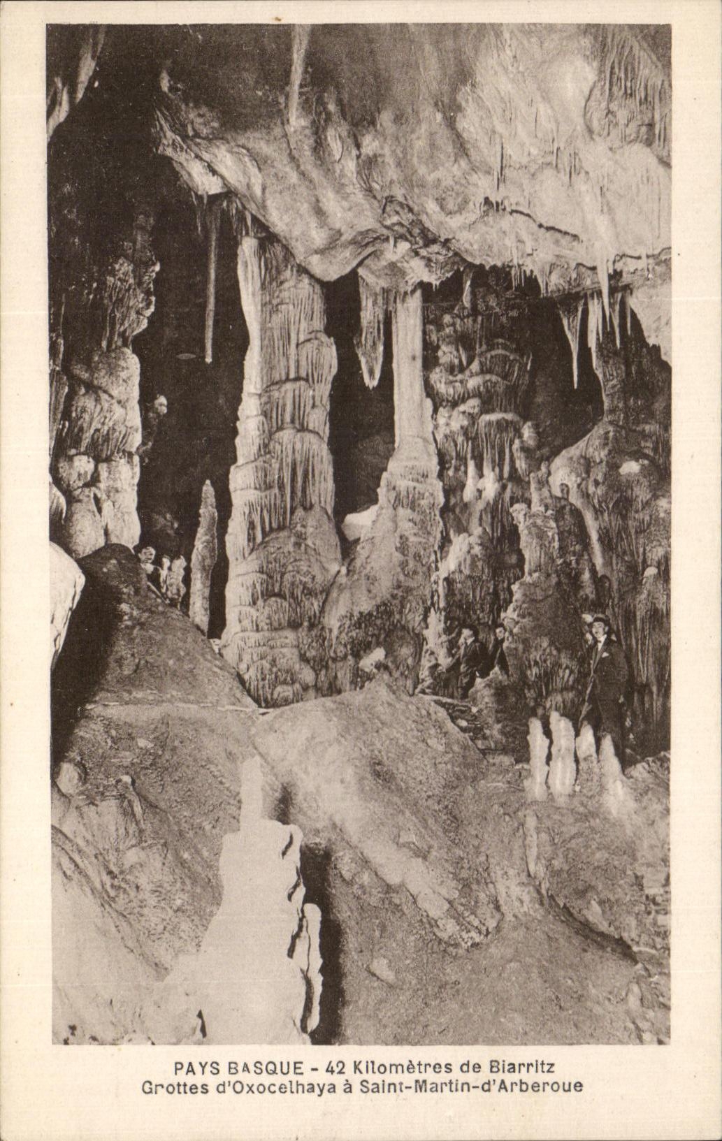 Grottes d'Oxocelhaya — 42 kilomètres de Biarritz — Pays Basque