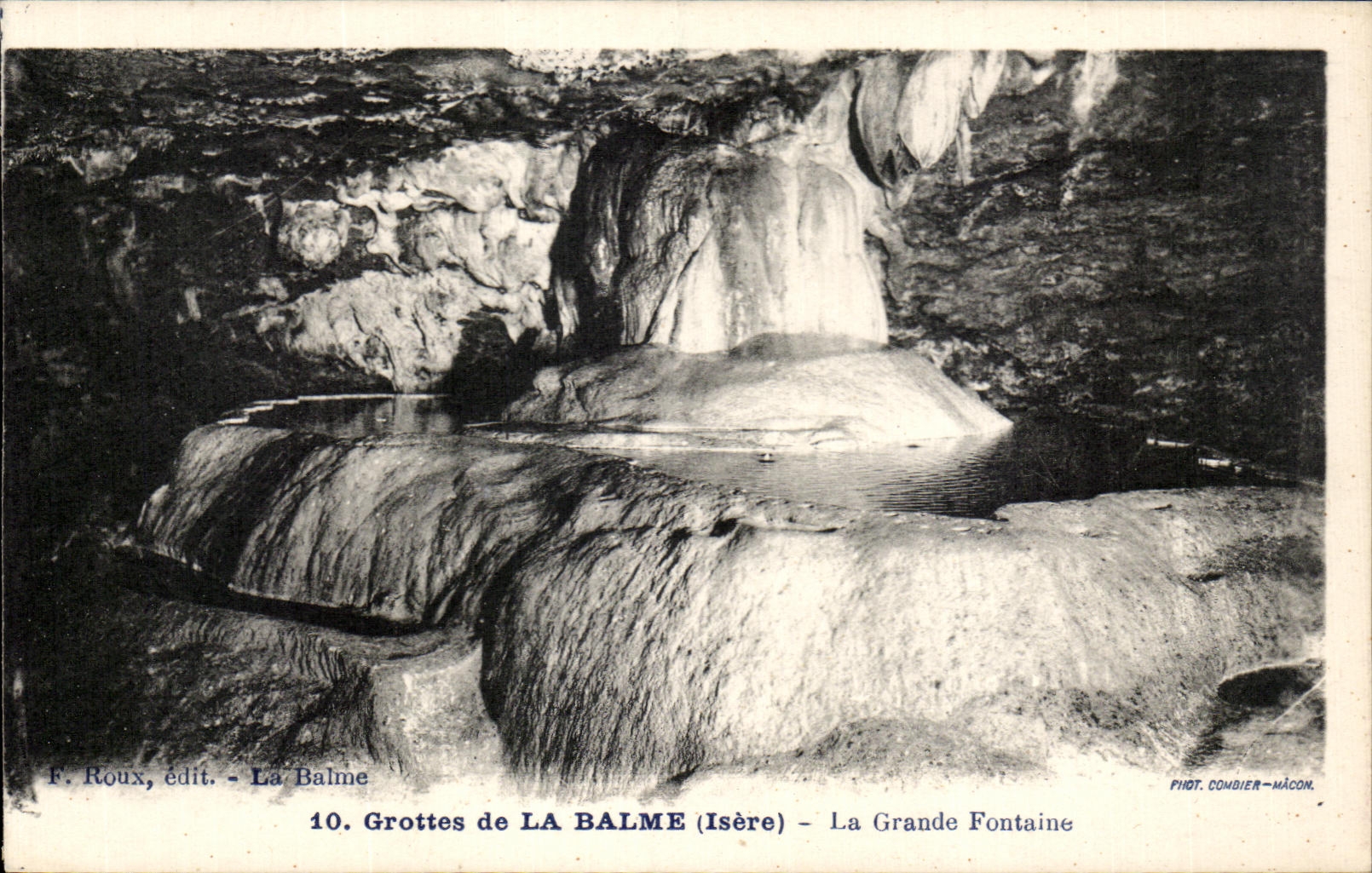 CPA Grottes de la Balme La Grande Fontaine