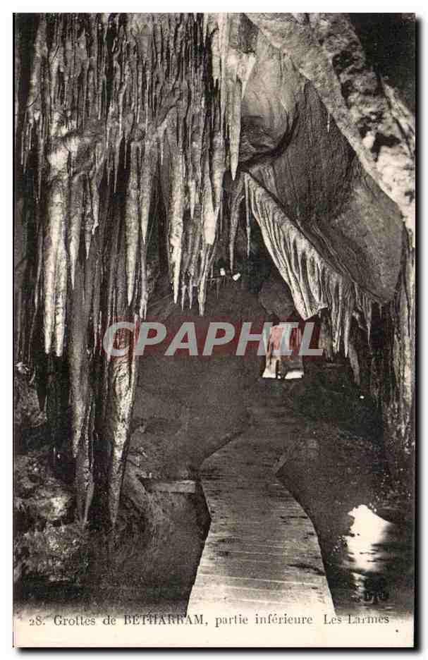 CPA Grottes De Betharram Partie Inferieure Les Larmes
