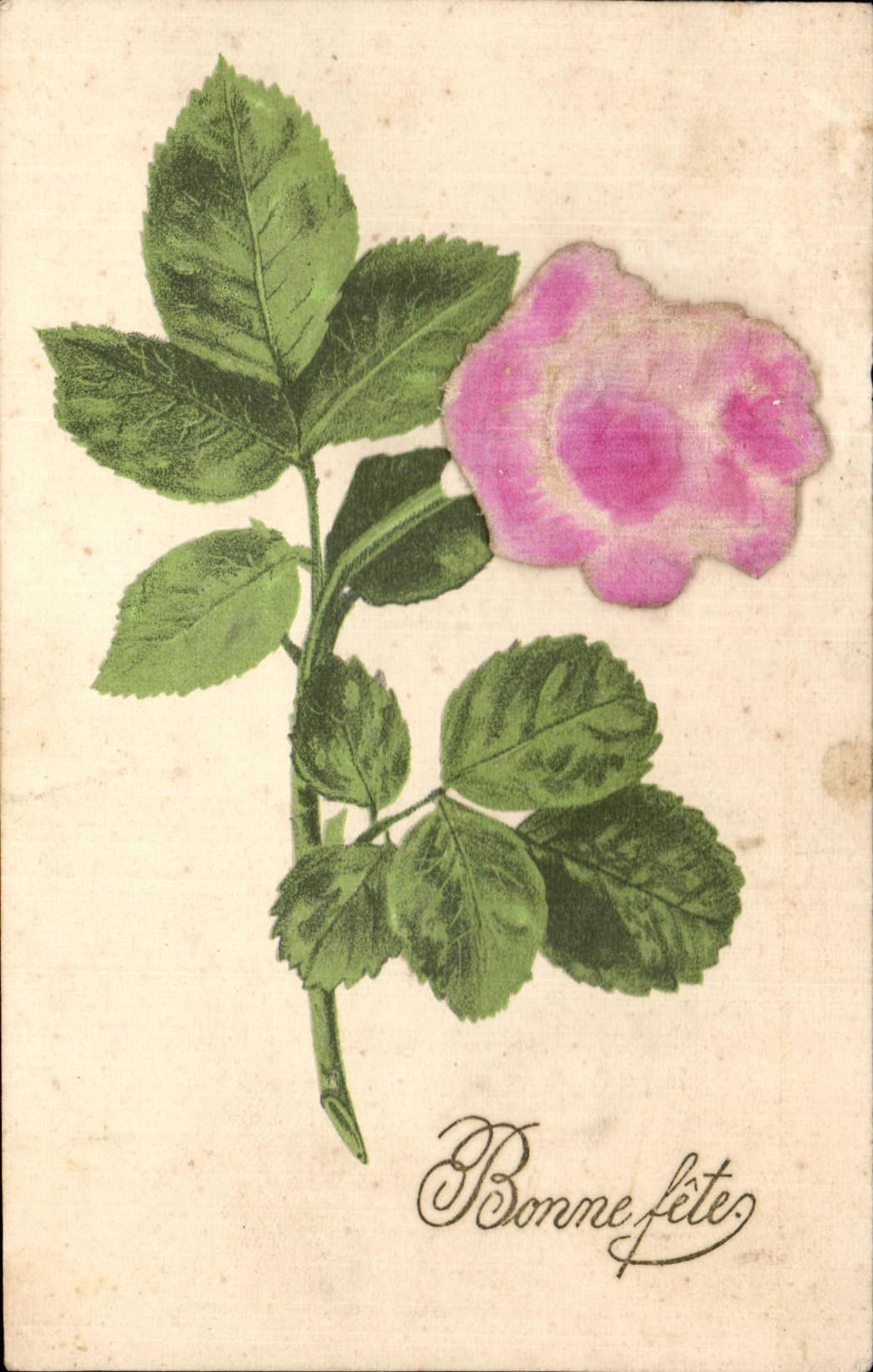 CPA Fleur Fantaisie 
