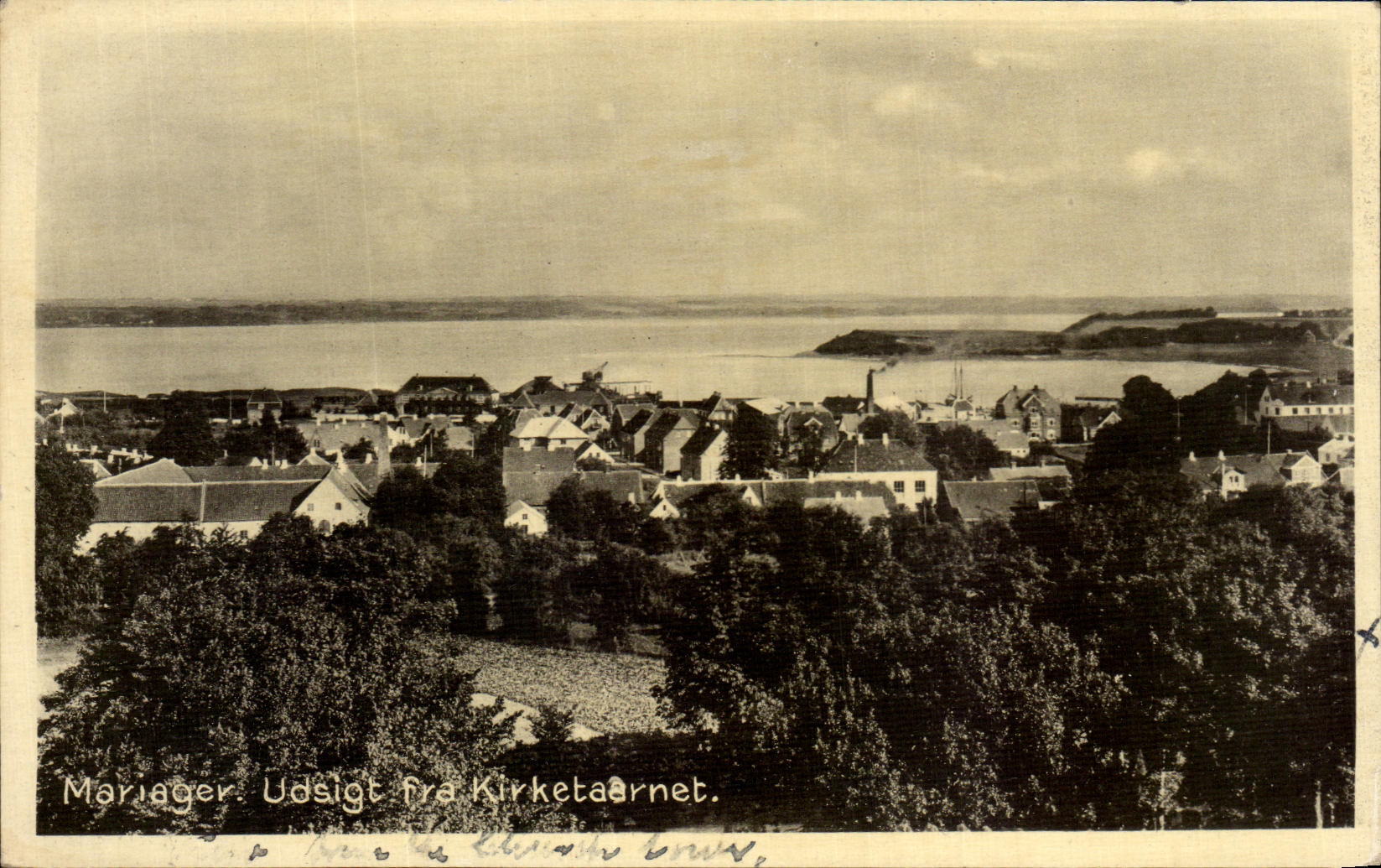 CPA Mariager Udsigt Fra Kirketaarnet Denmark DAnemark 