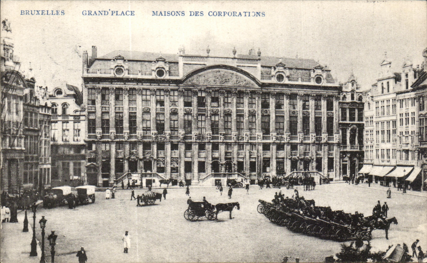 CPA Bruxelles Grand Place Maisons Des Corporations