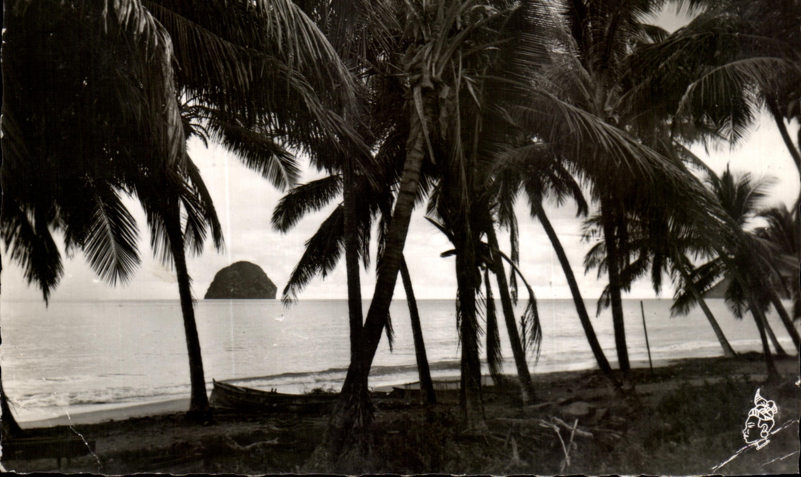 CPA Diamant La Plage Et le Rocher The Diamant Rock Martinique