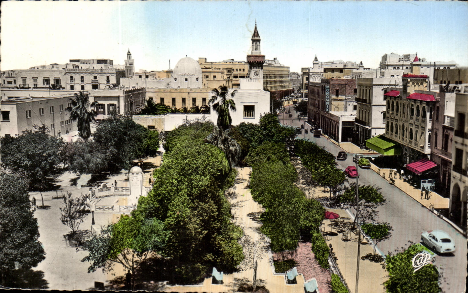 CPA Sfax Avenue Hedi Chaker et le Square
