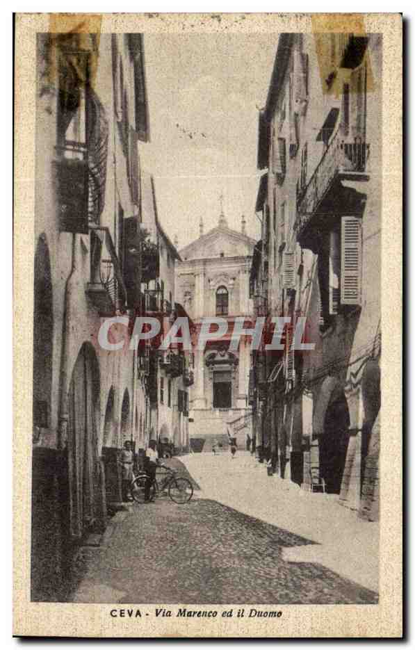 CPA Ceva Via Marenco ed il Duomo
