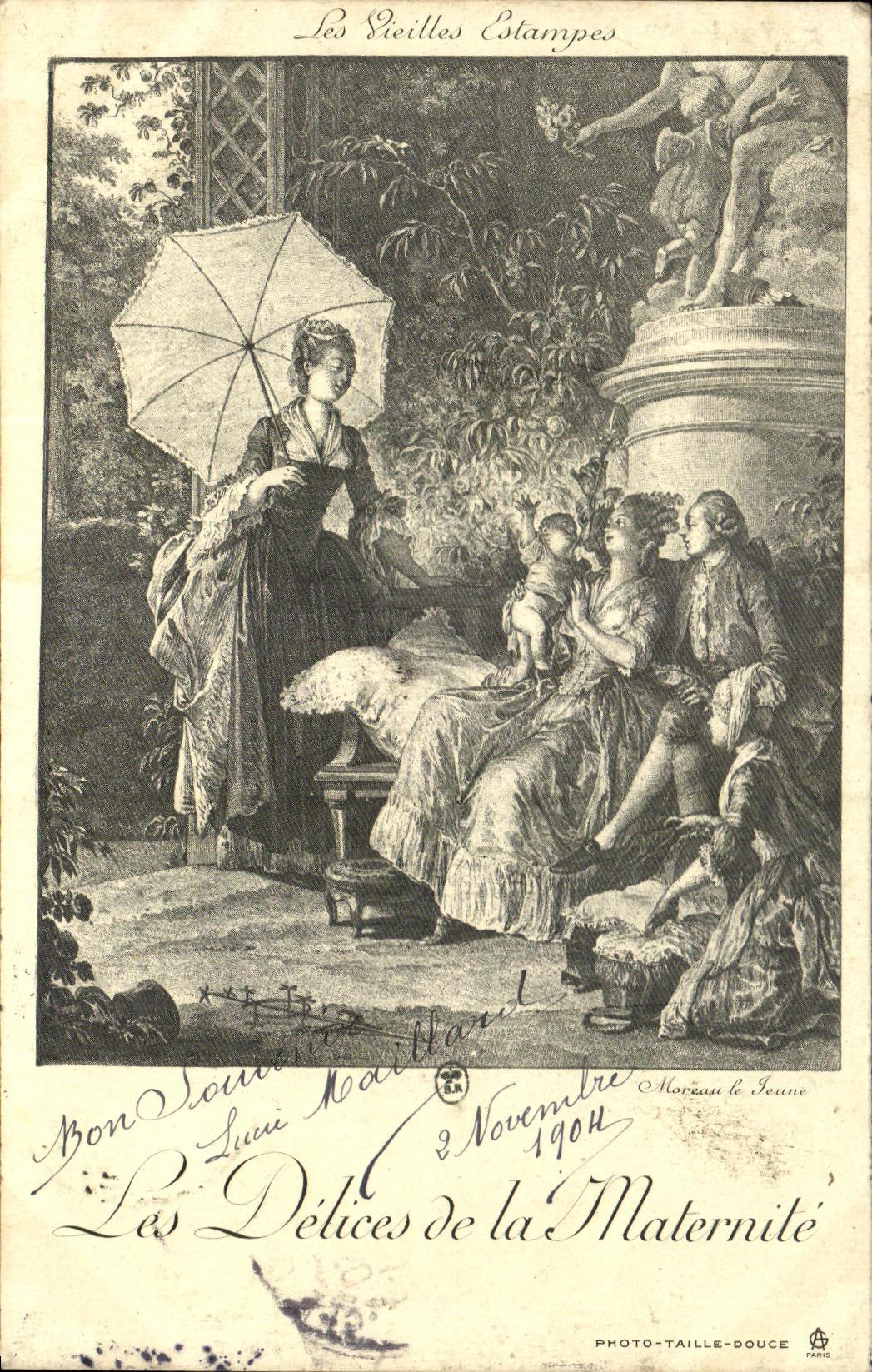 CPA Les Delices de la Maternite 