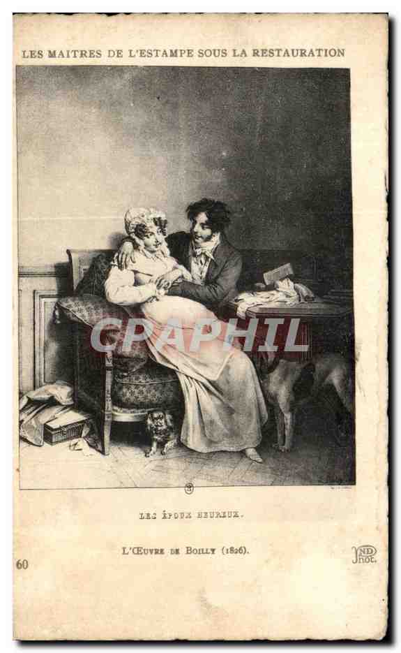 CPA L Oeuvre De Boilly Les epoux heureux