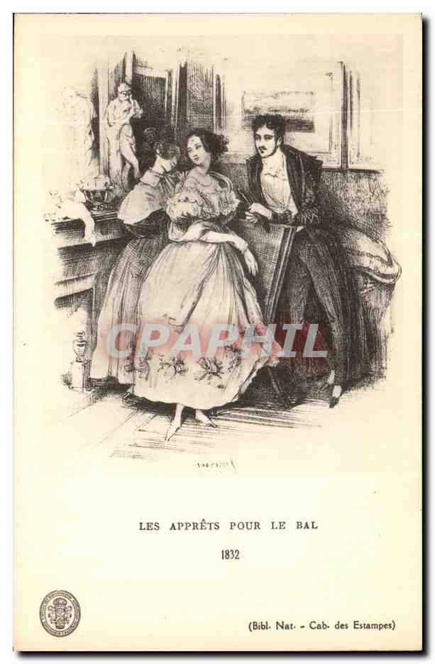 Les Apprêts pour le Bal — 1832 — Bibliothèque nationale, Cabinet des Estampes