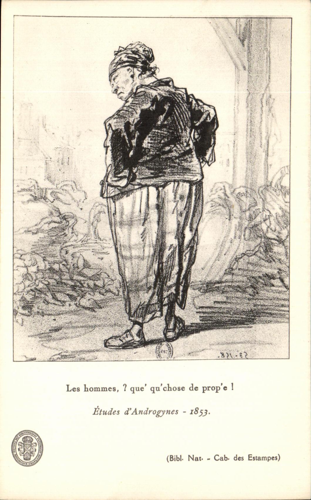CPA Les hommes que qu chose de prop e etudes d androgynes