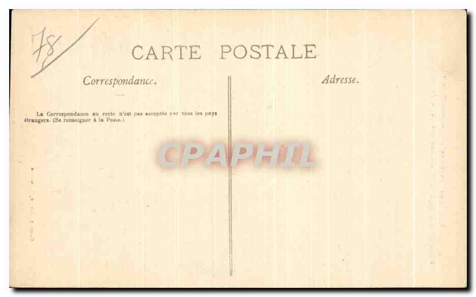 Vallée de Chevreuse — Porte d'entrée de l'ancien château-fort de la Madeleine — Chevreuse (S.-et-O.) — Rückseite