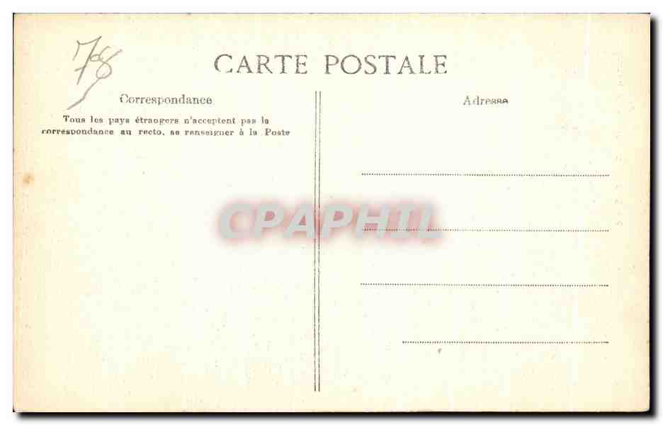 CPA Poissy Eglise Notre Dame — Back