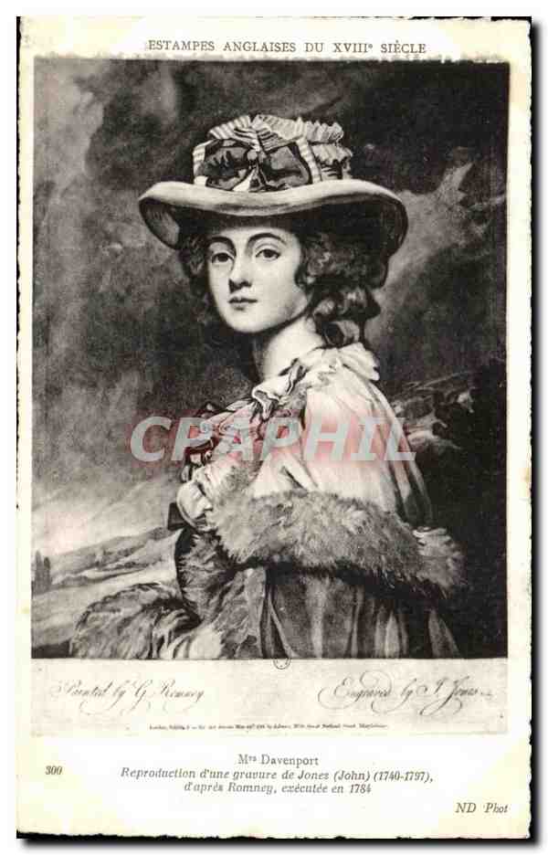 CPA Davenport Jones (John) d apres Romney Femme