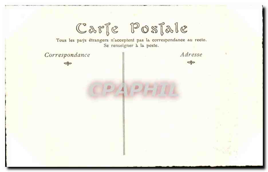 CPA L Hommage Reciproque Gaultier Saint aubin  — Verso