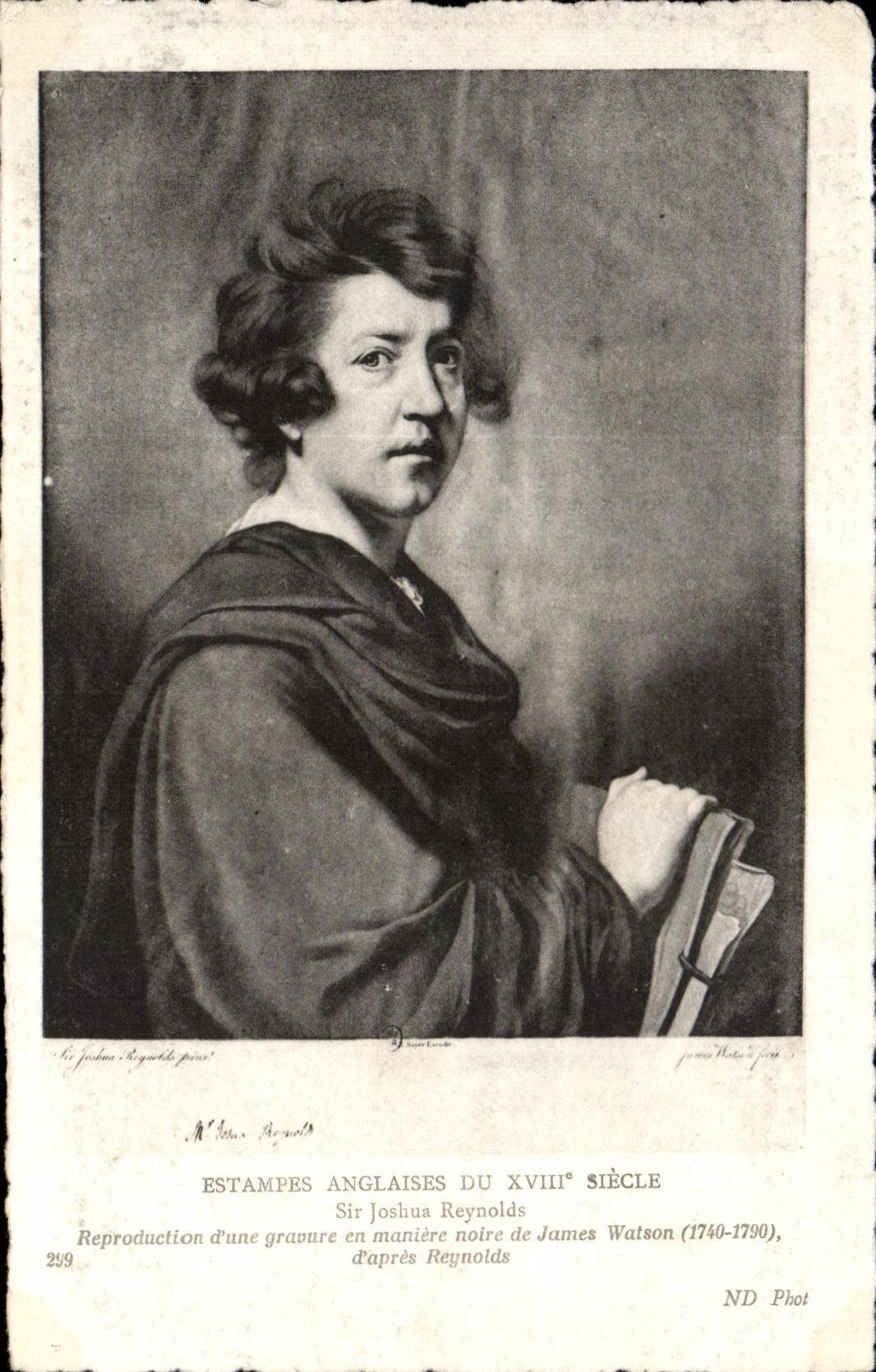 CPA Estampes Anglaises Du XVIII Siecle Joshua Reynolds