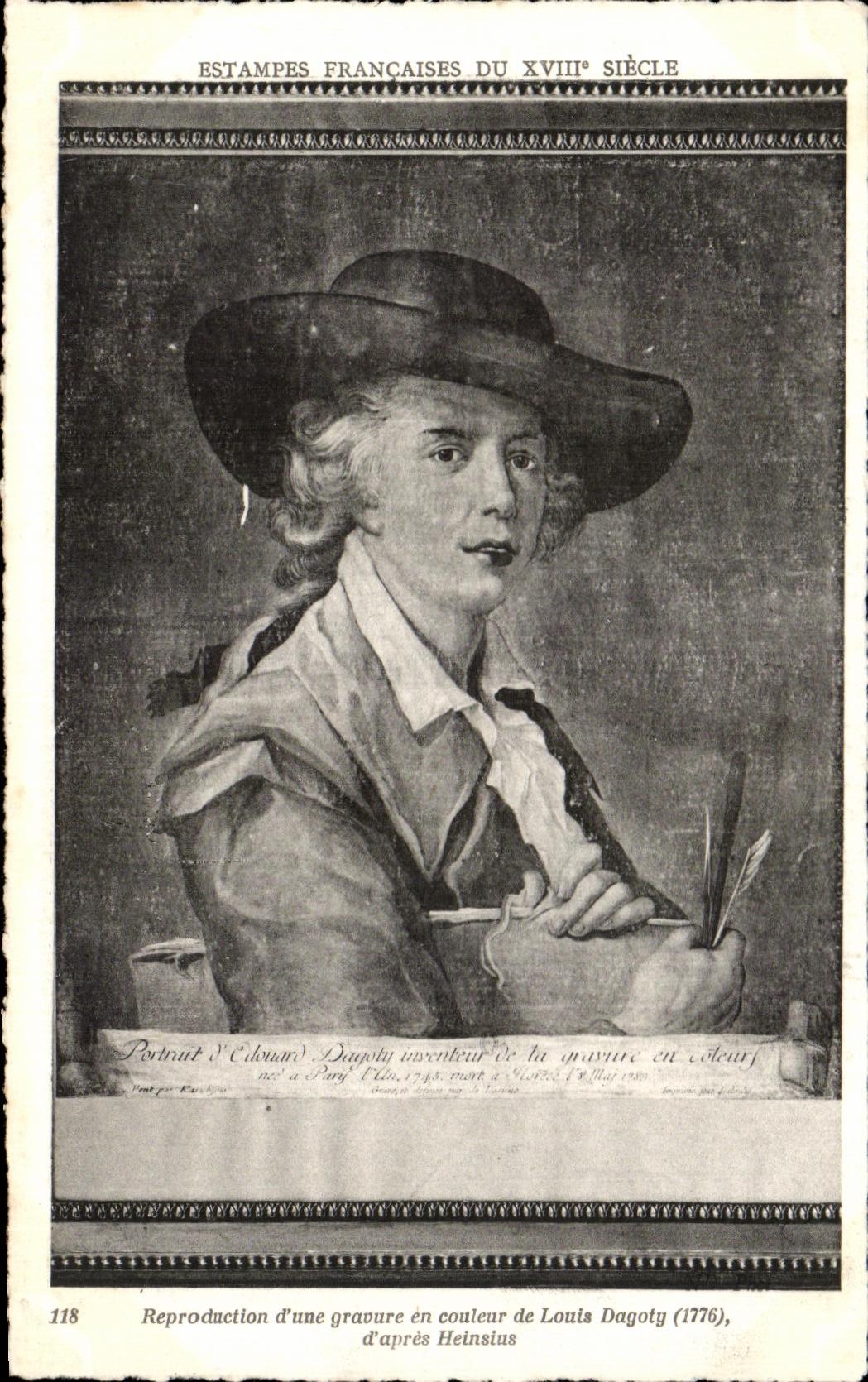 CPA Louis Dagoty d apres Heinsius