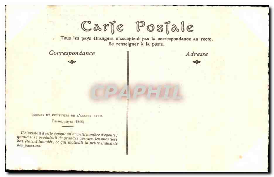 CPA L Oeuvre De Carle Vernet Gravure de Debucourt — Verso