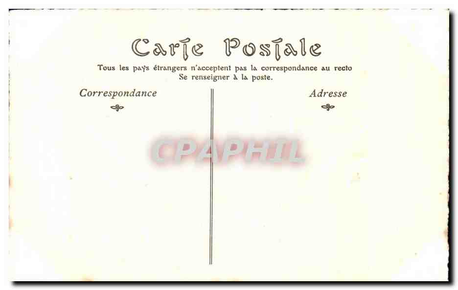 CPA Le Satyre amoureux Reproduction d une gravure en maniere de crayon de Demarteau d apres Caresme — Rückseite