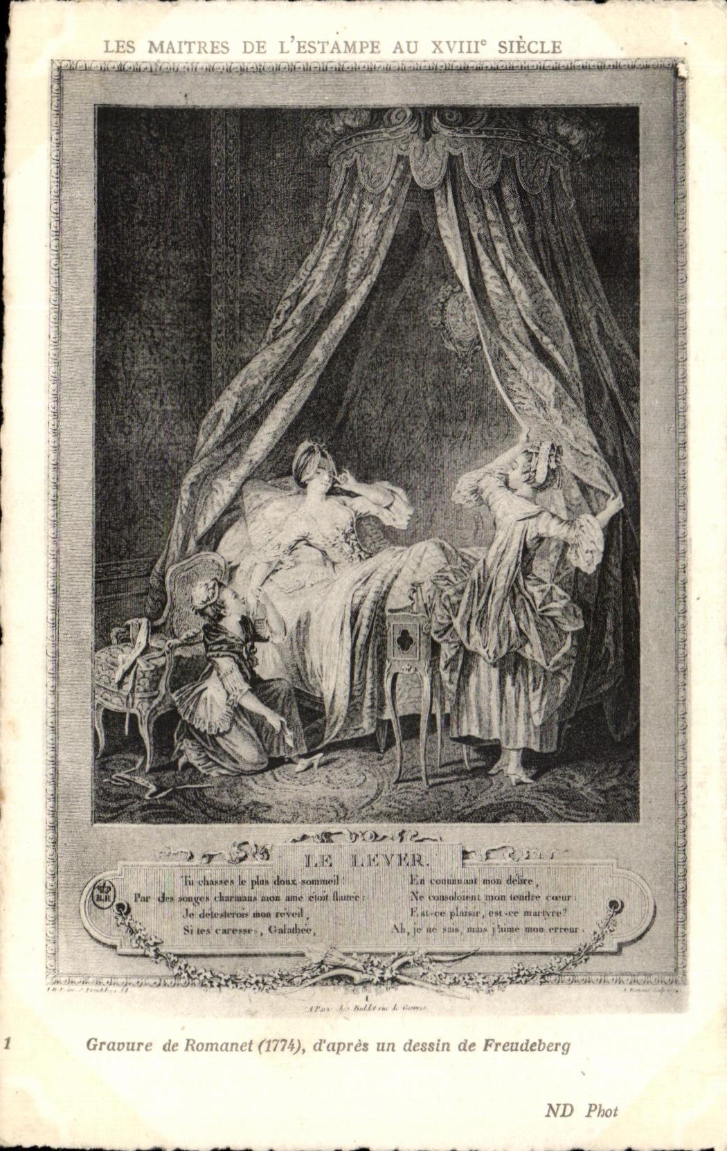 CPA Les Maitres De L Estampe Au 18eme Freudeberg Romanet 