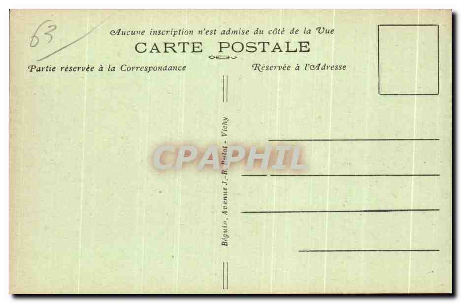 Route Automobile du FUY-de-DOME, à l'arrivée au Sommet — L'Auvergne pittoresque — Éditeur Ideal, n°10 — Reverso