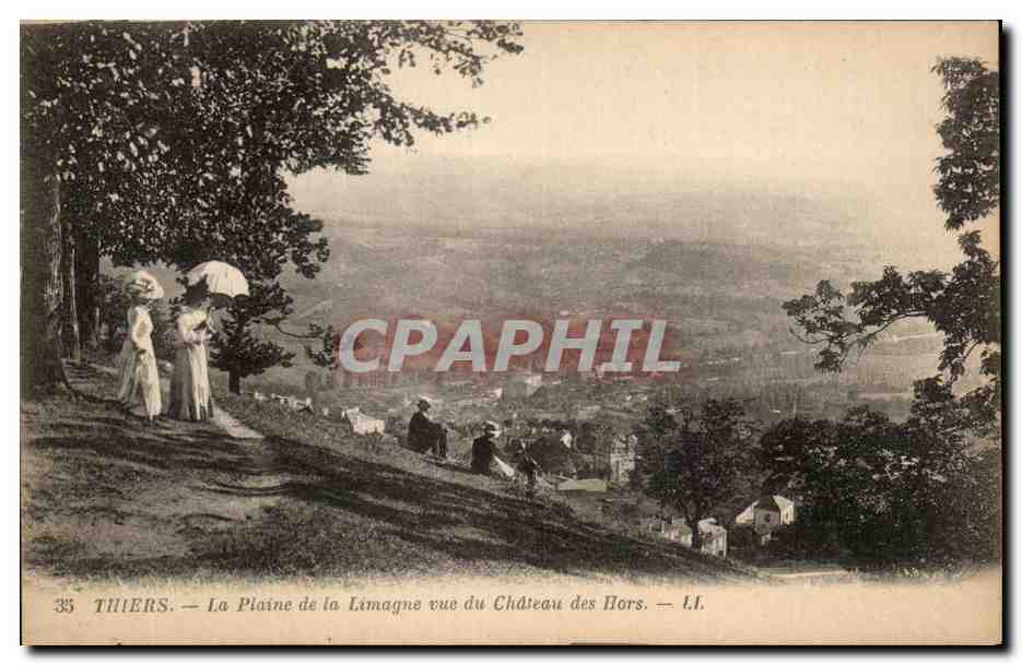 Thiers — La Plaine de la Limagne vue du Château des Hors — Lévy Fils et Cie, Paris-Vaugirard, n°33